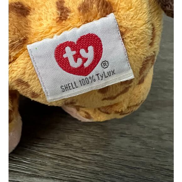 Vintage 2004 Ty Pluffies Tylux‎ Collection Towers the Giraffe With Swing Tag - Picture 5 of 7